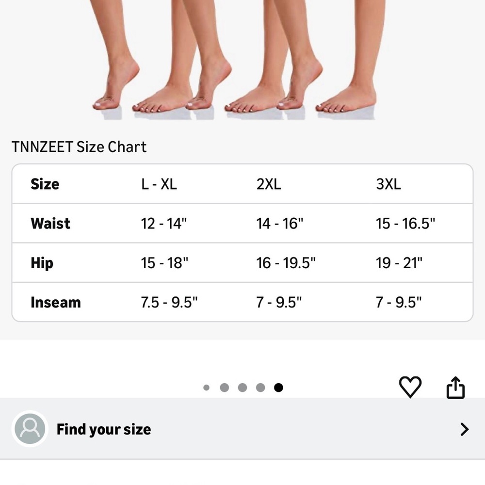 Amazon XXL bike shorts 3 pack - Picture 4 of 5